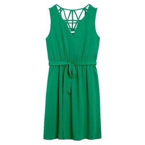 Skies Are Blue Stitch Fix Sleeveless Green Dress Size XS Stitchfix